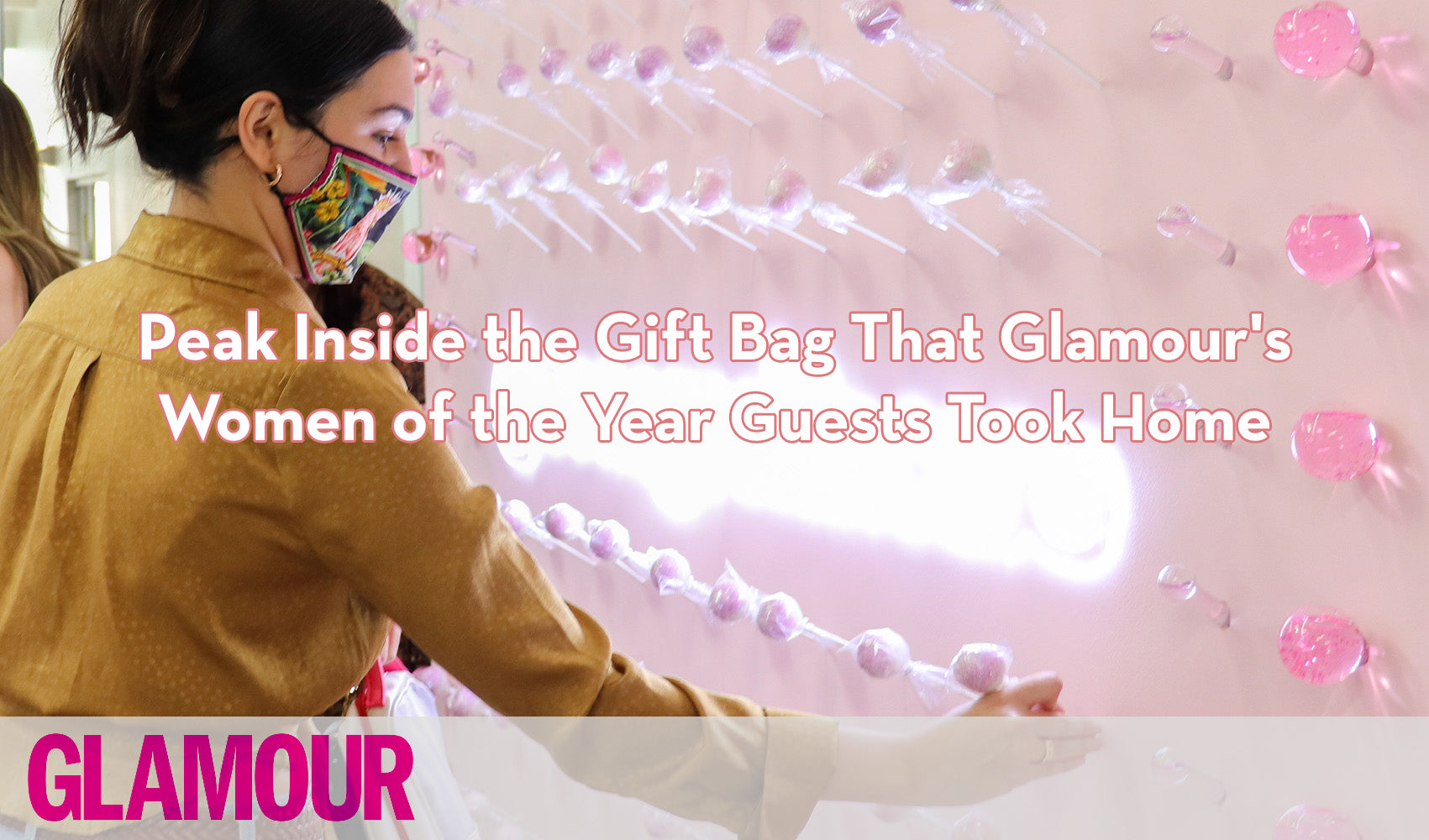 Inside Gift Bag of Glamour's Women of the Year