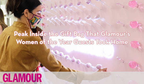Inside Gift Bag of Glamour's Women of the Year 