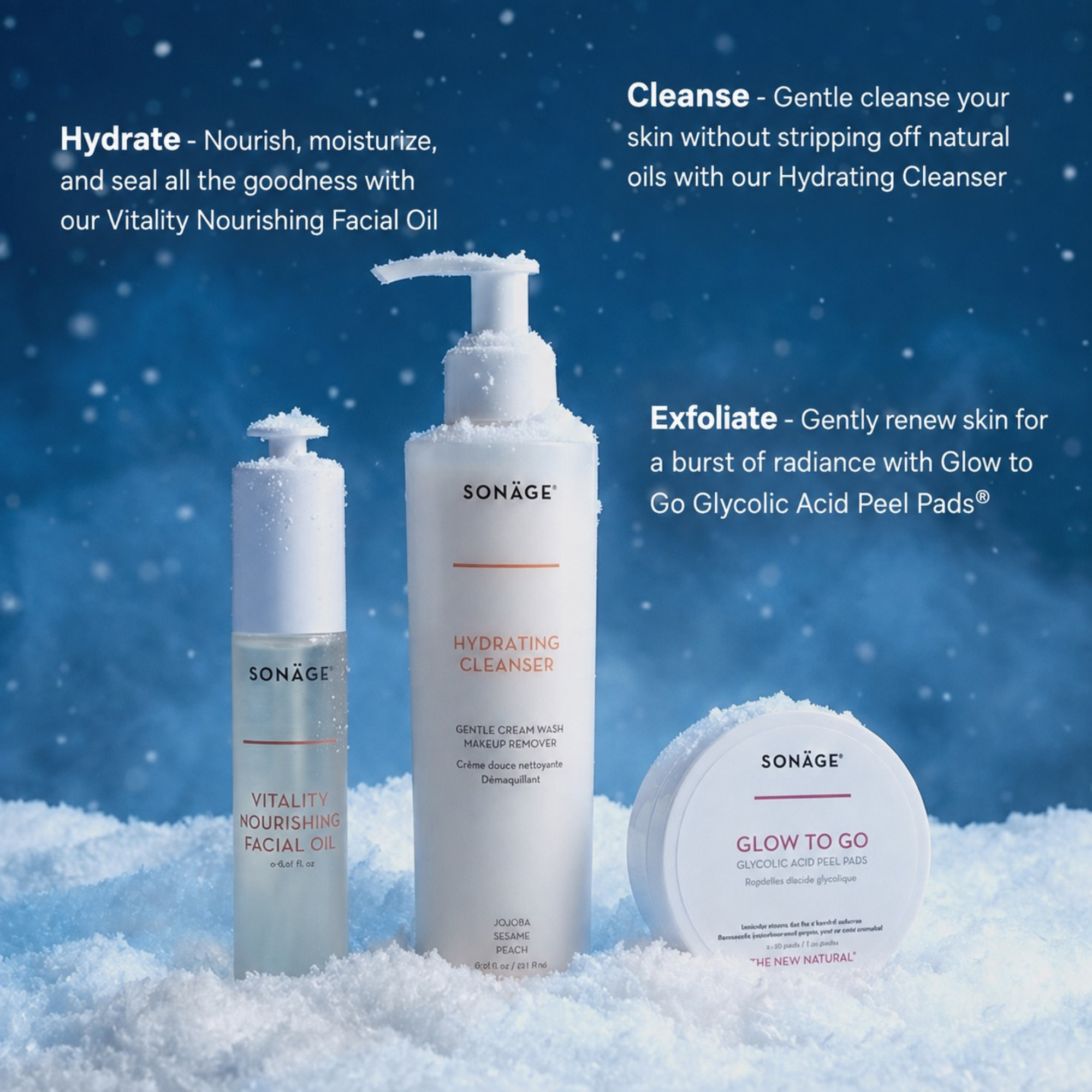 Skin Bare Essential - Cleanse, Exfoliate, Nourish