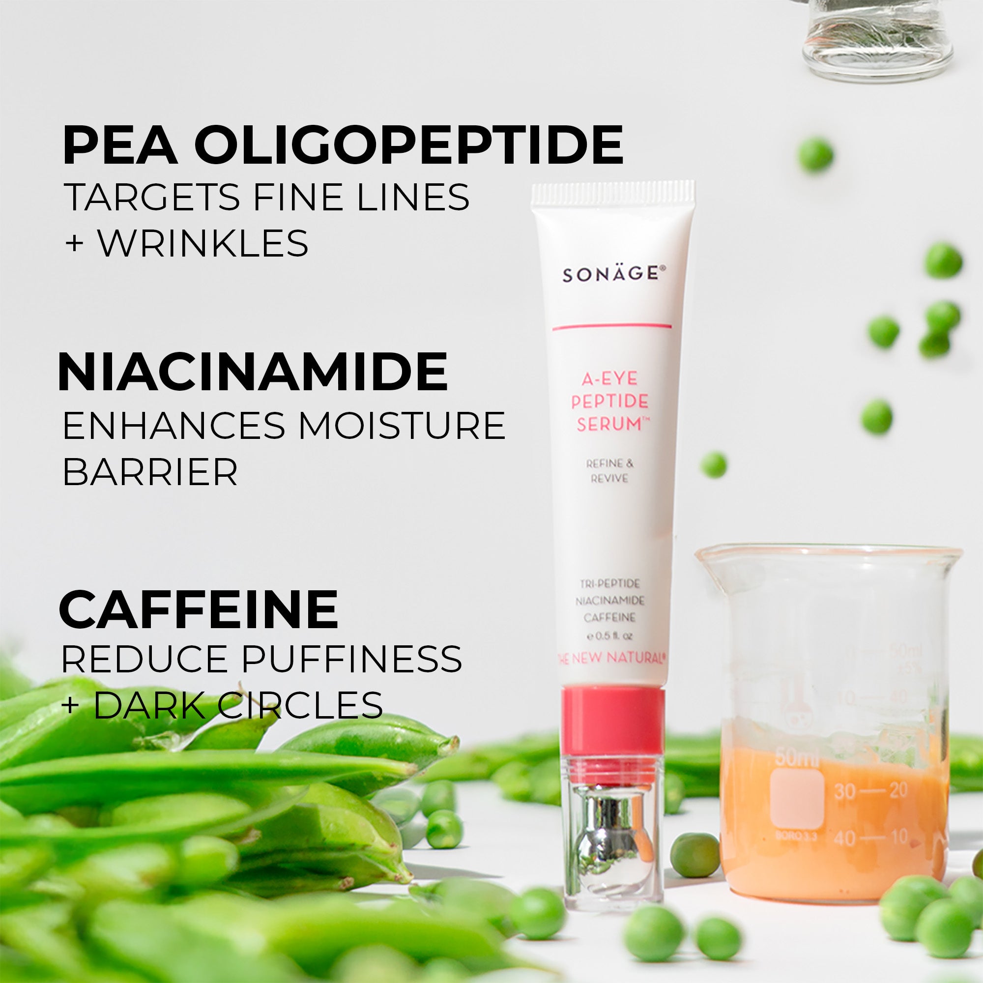 Peptide Eye Serum For Dark Circles, Puffiness + Fine Lines