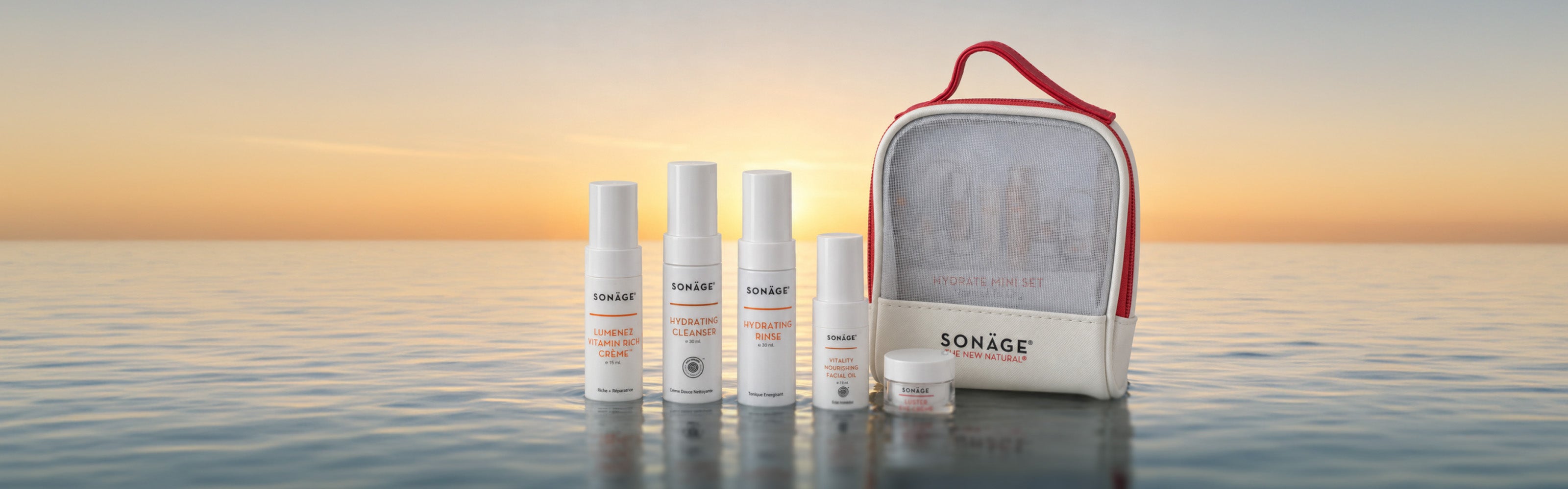 5-piece travel Skin essentials