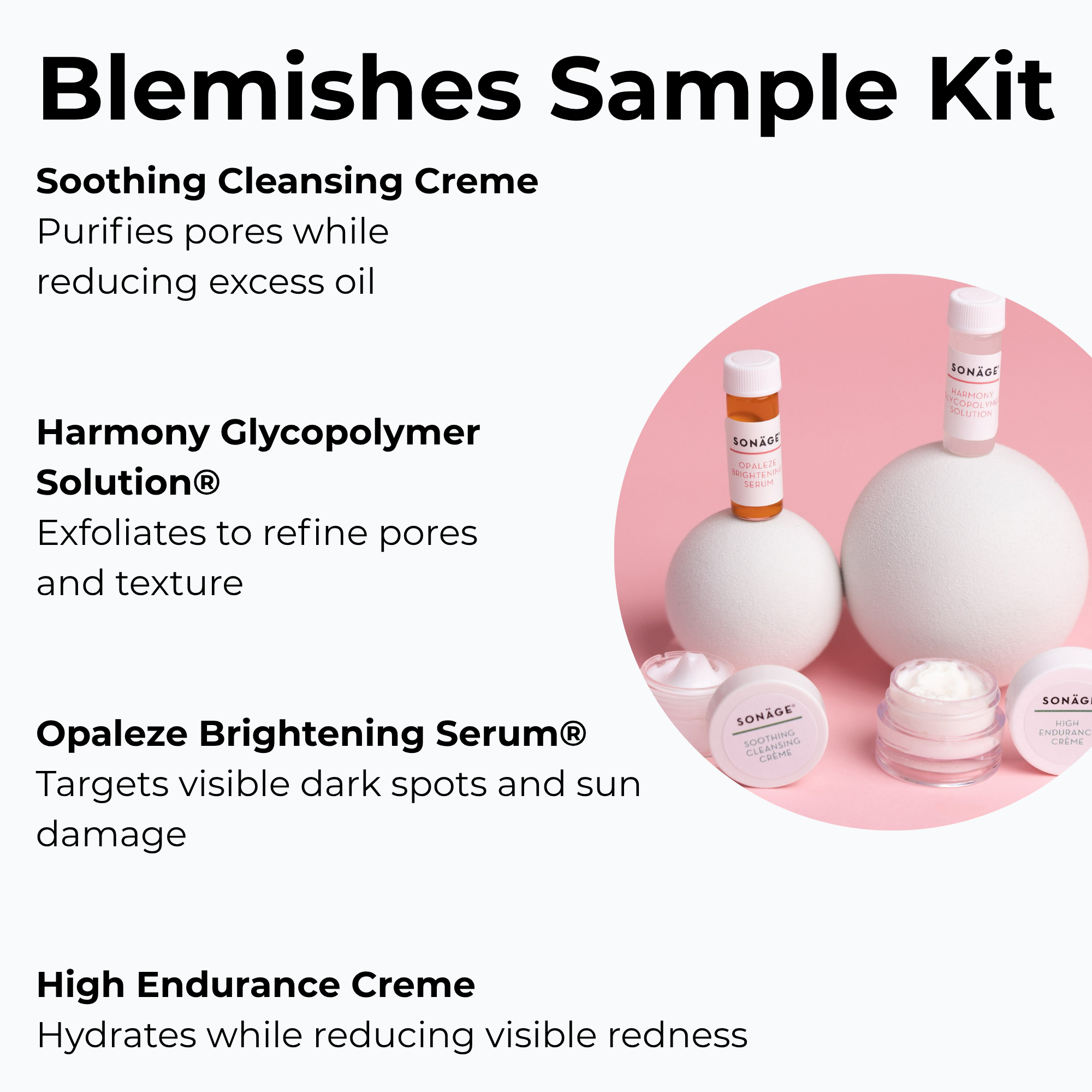 Anti Aging, Hydrating, Sensitivity, Blemishes Sample Kit