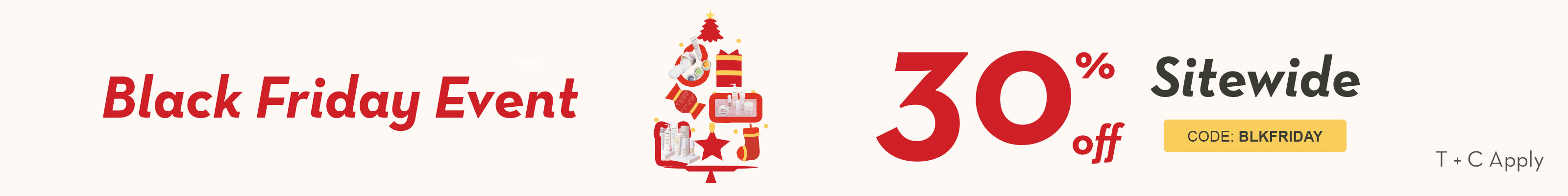 Black Friday Sale 30% off