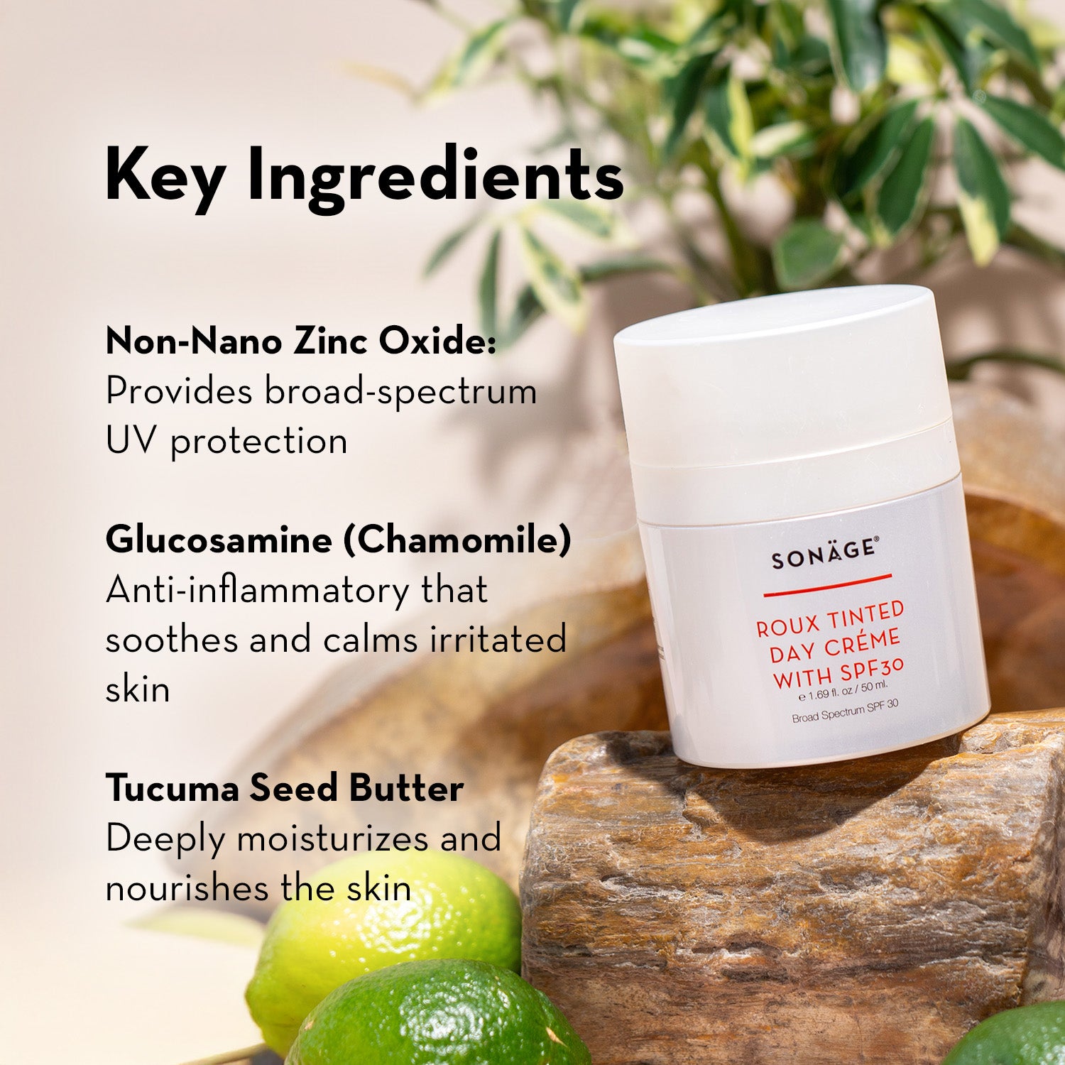 Roux Tinted Day Creme with SPF 30-Moisturizers-Sonage Skincare