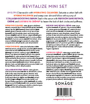 Revitalize Mini Set-Mini Sets + Travel-Sonage Skincare