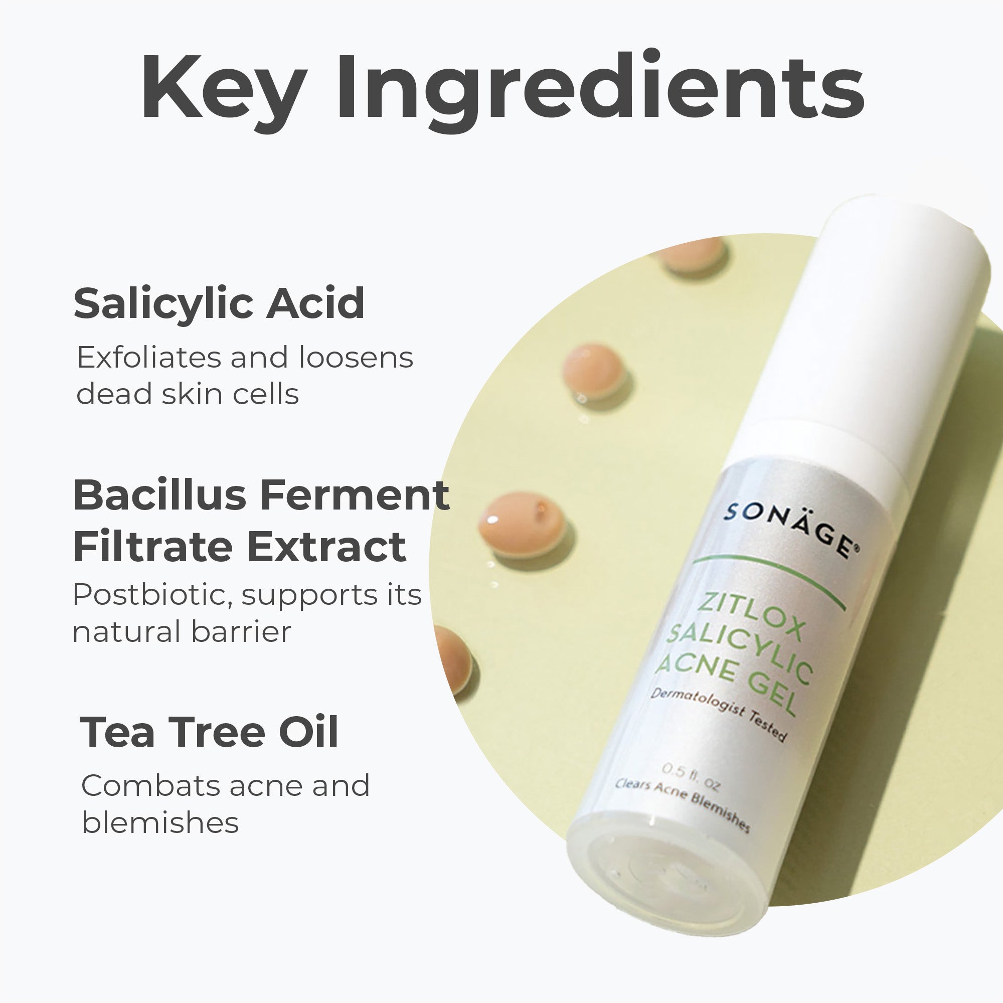 Acne Spot Treatment with Salicylic Acid