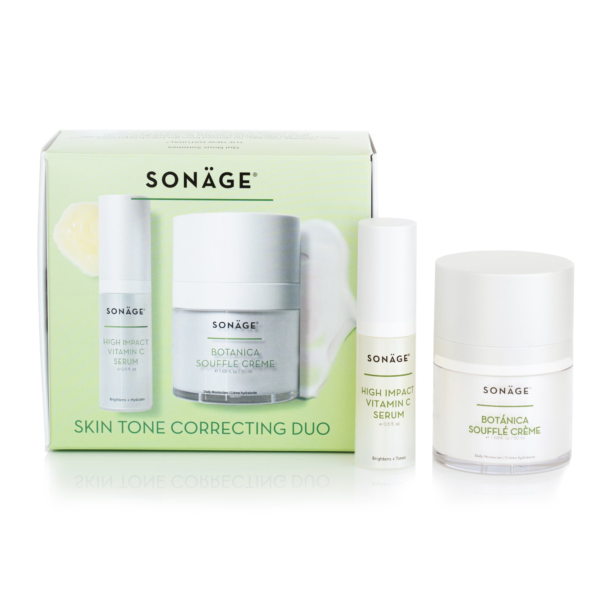 skin tone correcting duo for discoloration