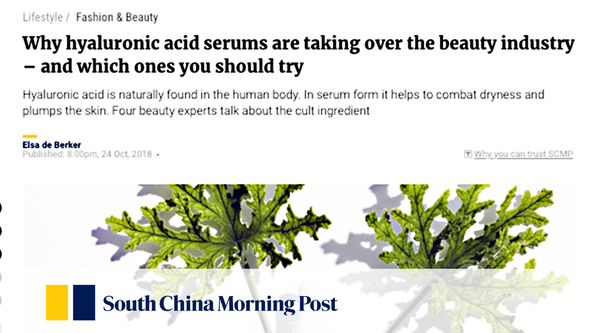 South China Morning Post - Hyaluronic Acid Serum