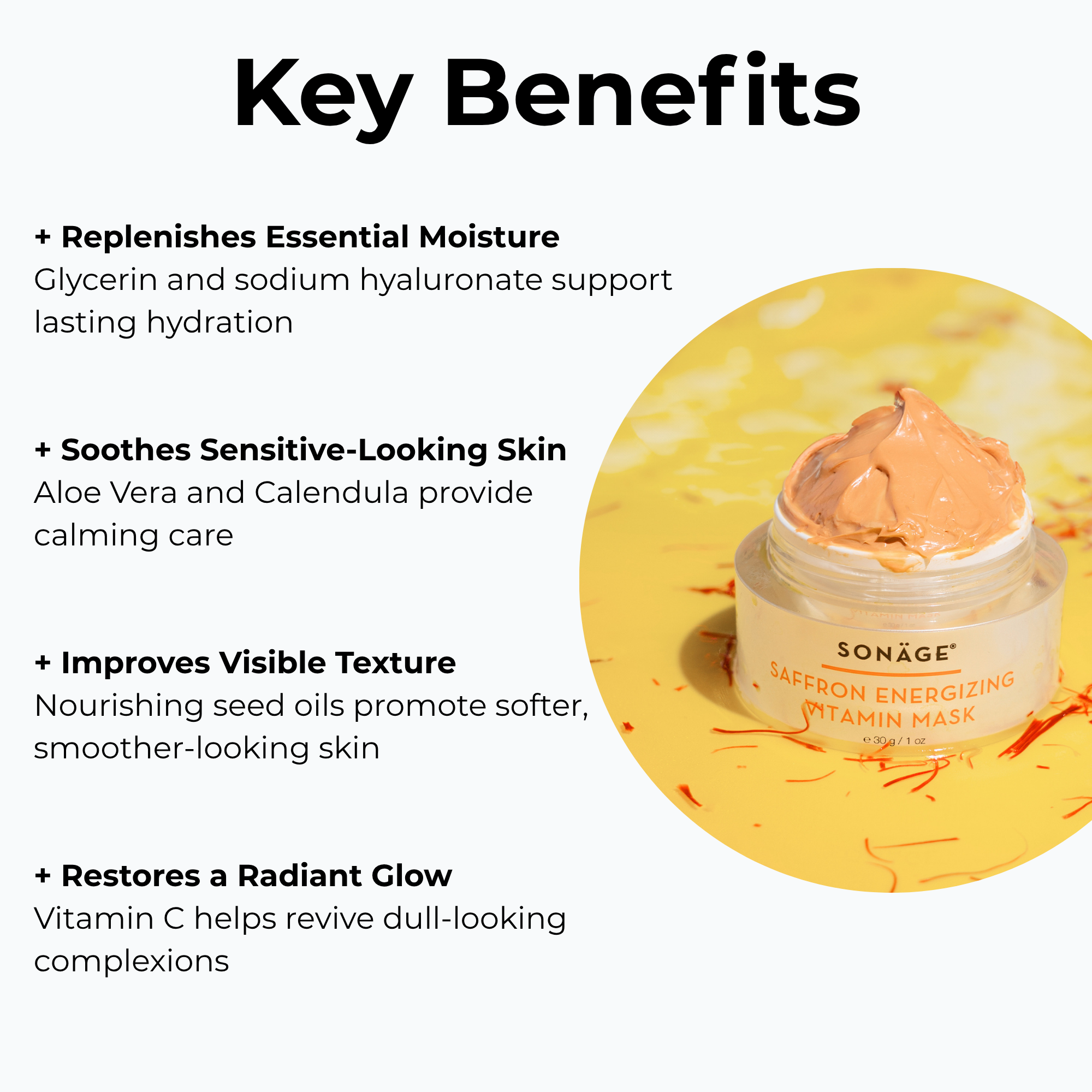 Hydrating Cream Mask For Face, Locks In Moisture