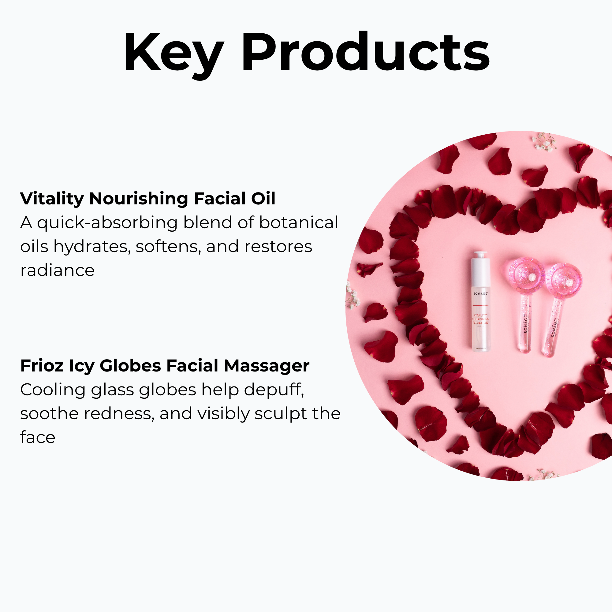 Face Massage Roller And Facial Oil For Face Sculpting