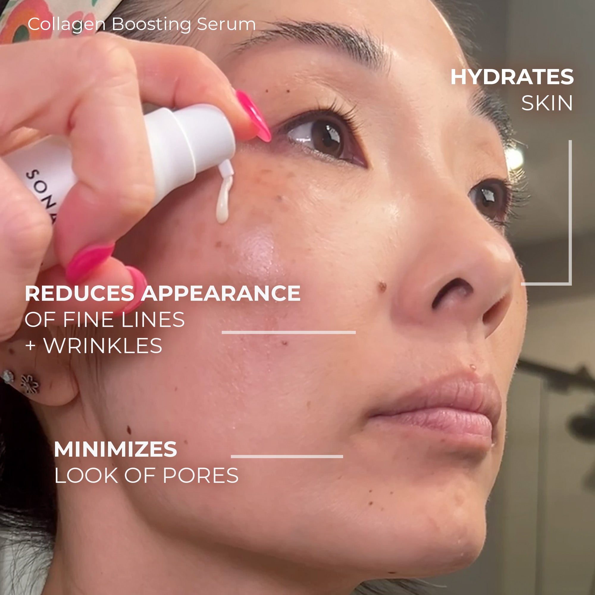 Collagen Face Serum For Fine Lines and Wrinkles