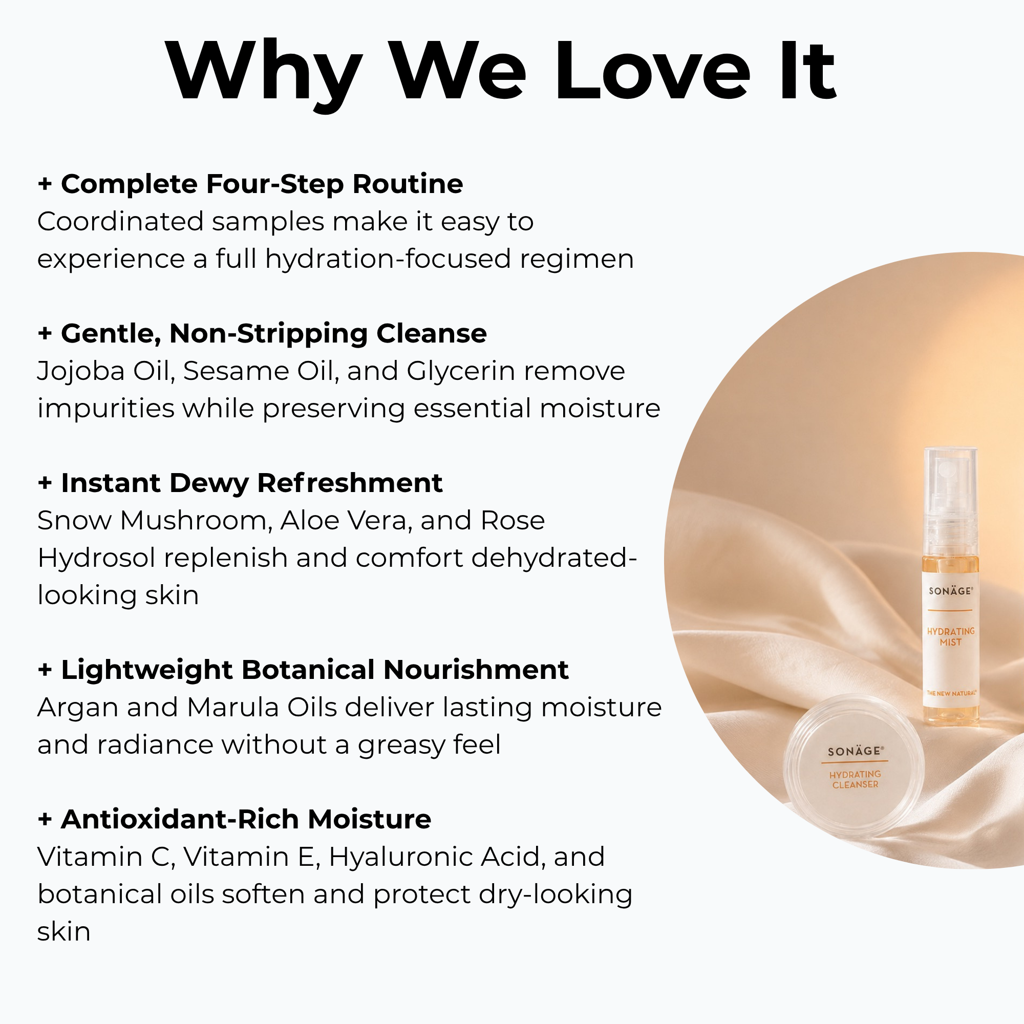 Try Before You Buy Hydration Skincare Samples