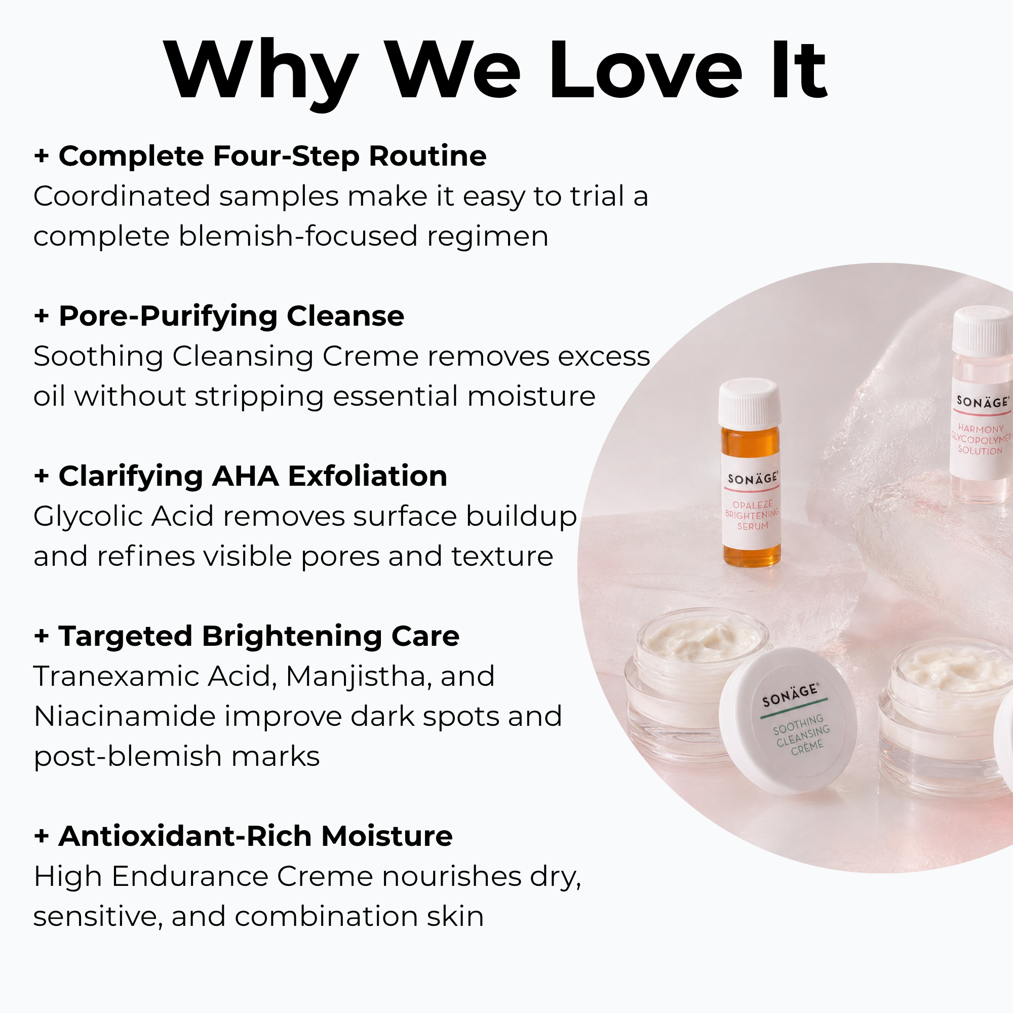 Skincare Sample Set For Blemishes