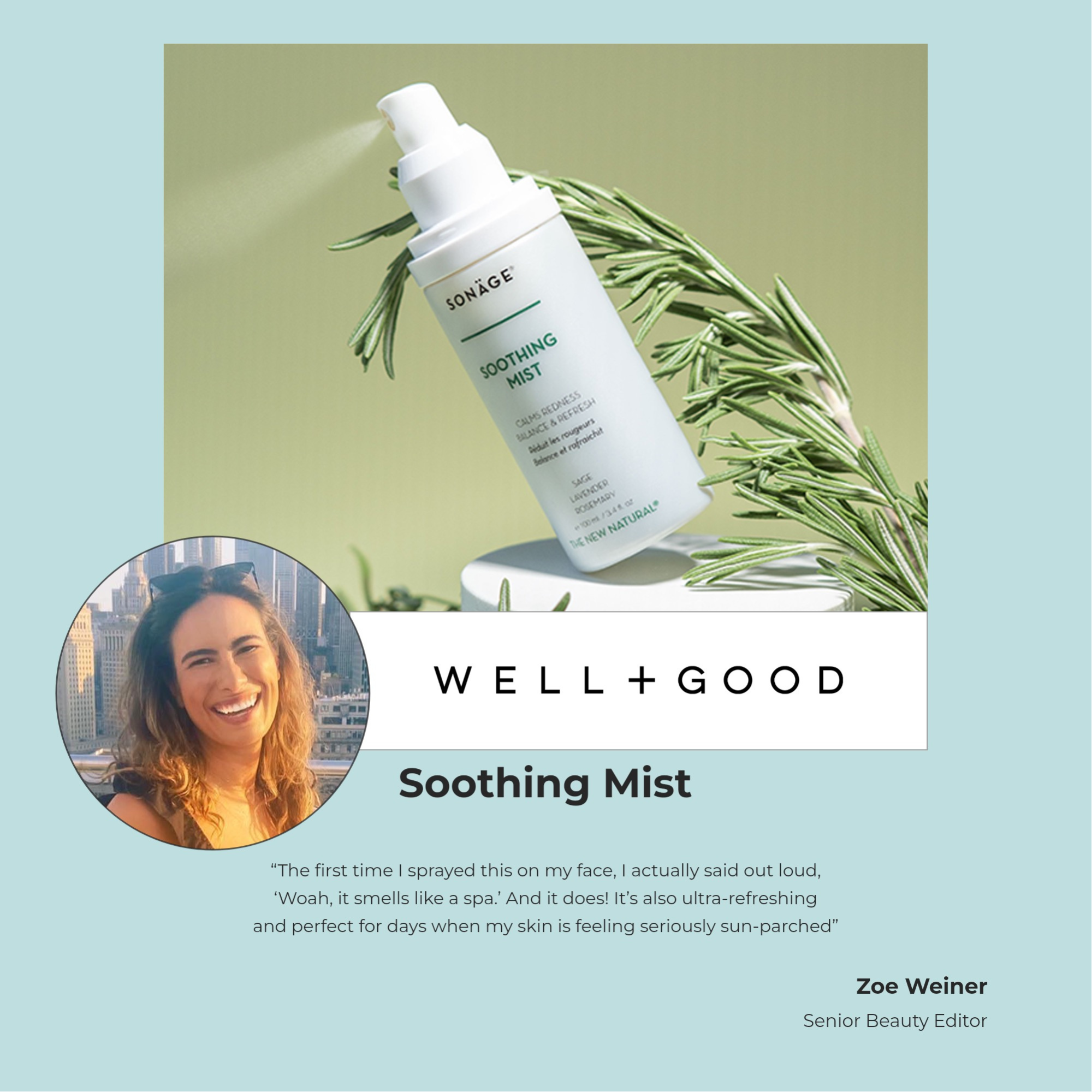 Face Mist To Refresh And Calm Skin