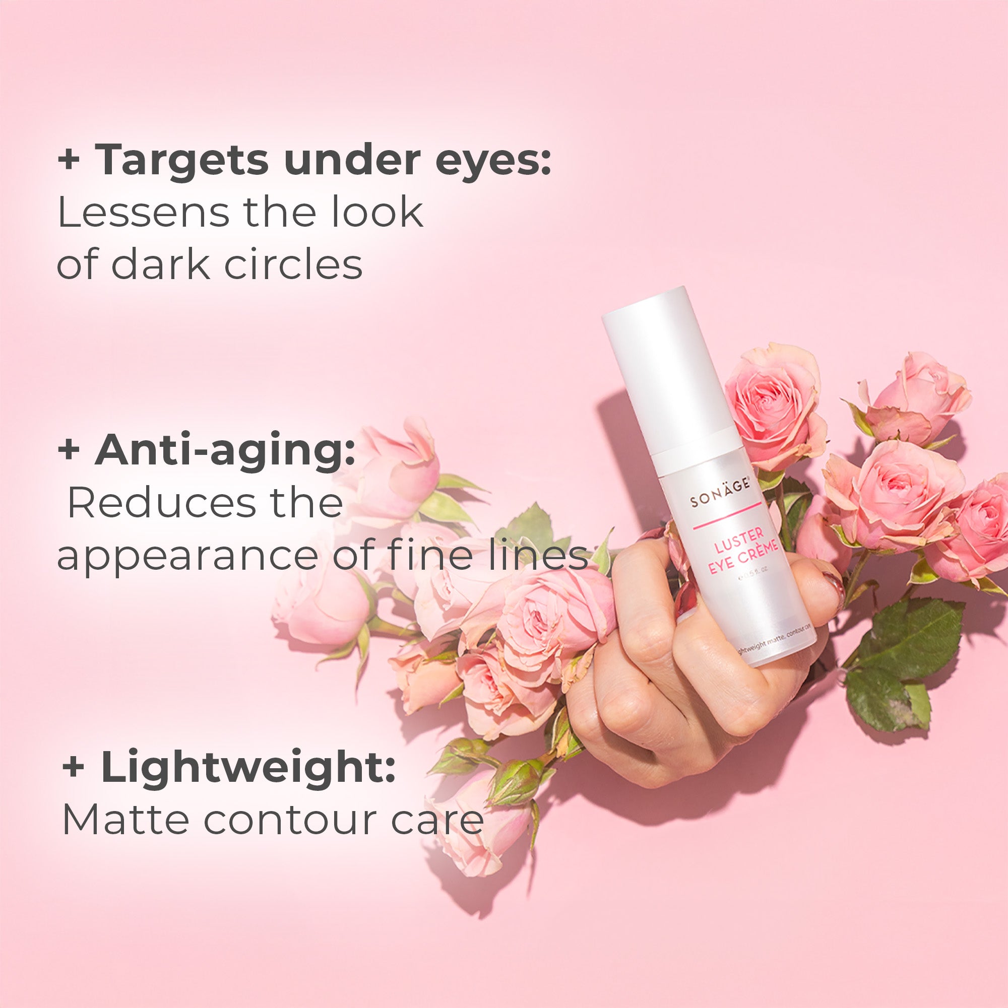 Hydrating Eye Cream with Niacinamide, Caffeine + Hyaluronic