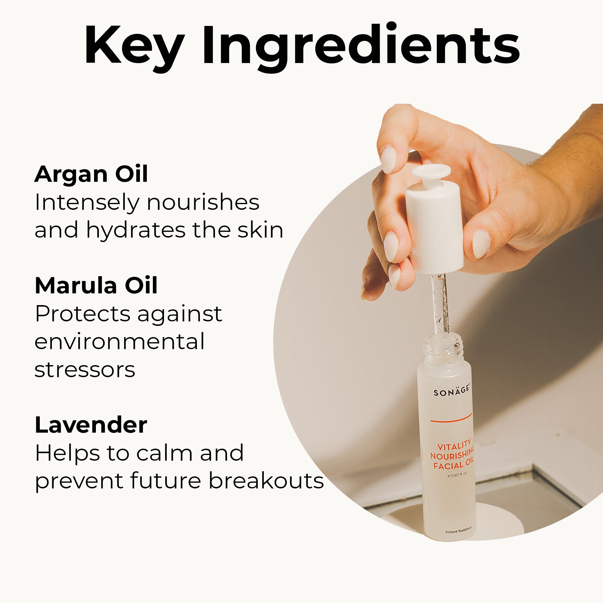 Face Oil Quick Absorbing For Hydration And Glow
