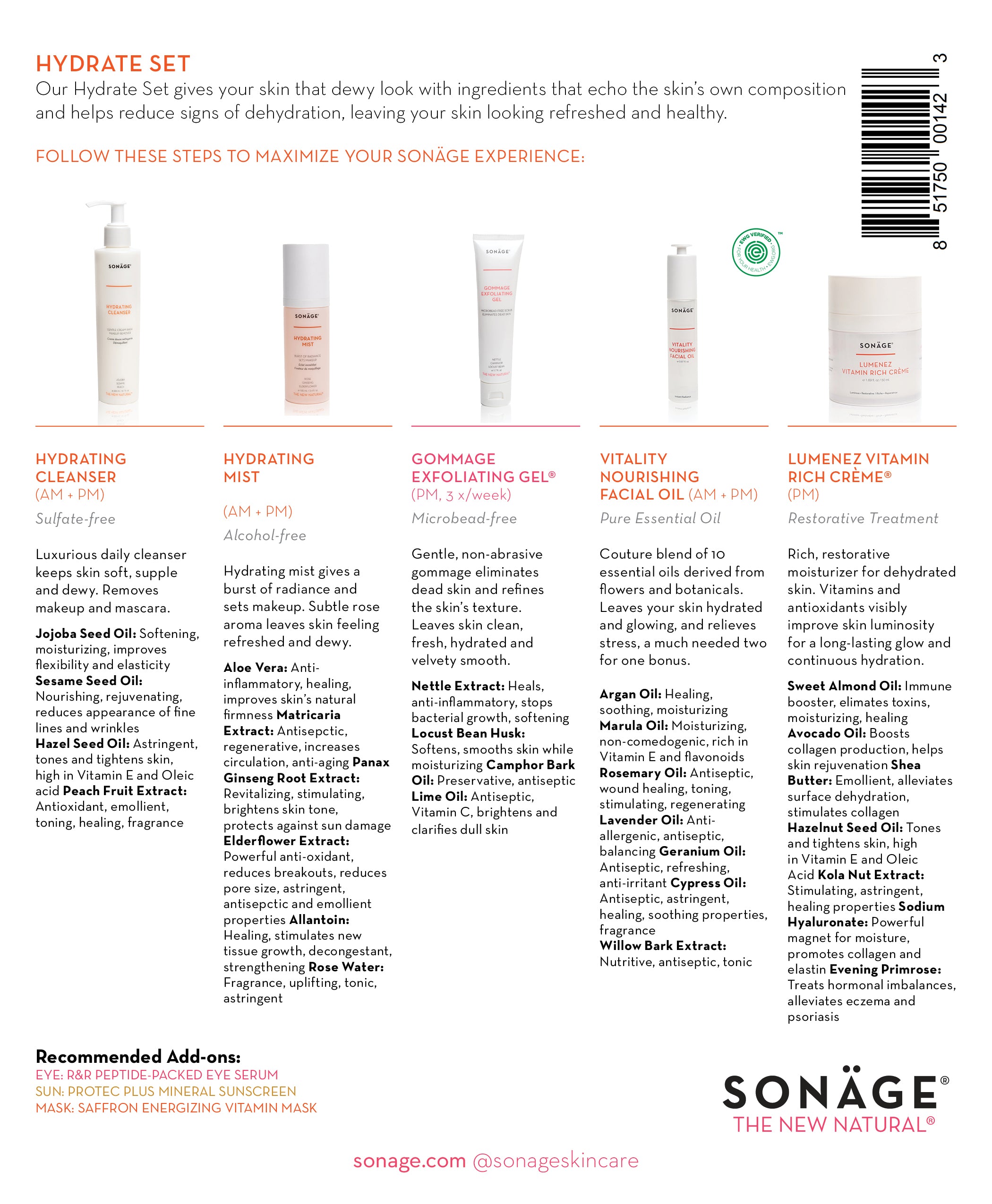Hydrate Kit for Dry Skin – Sonage Skincare