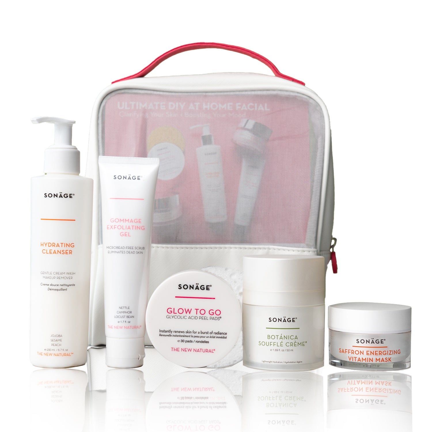 Sonage 5-Step Spa-Grade At-Home Facial Kit With Full-Size Skincare Products